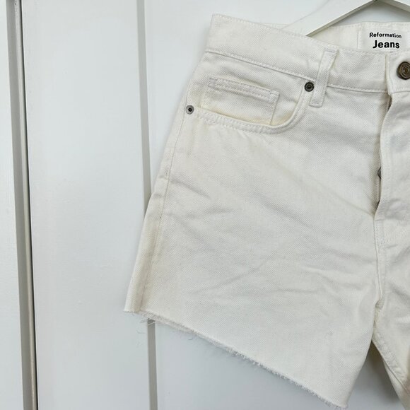 Reformation High Rise Jean Shorts - Picture 5 of 6